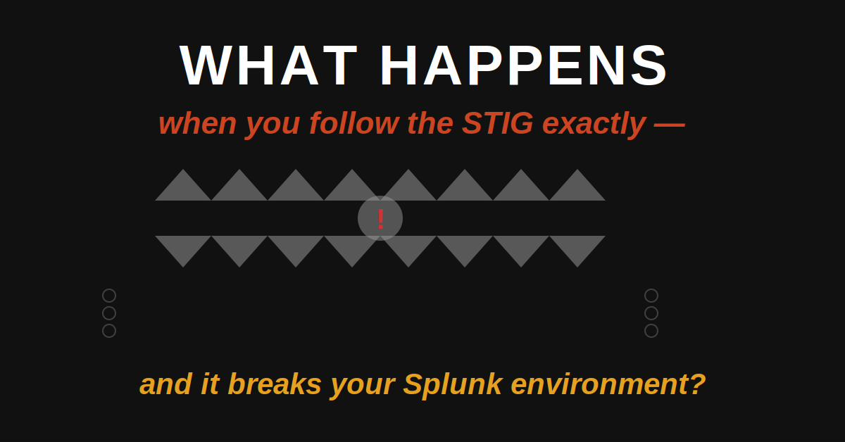 The STIG Compliance Trap